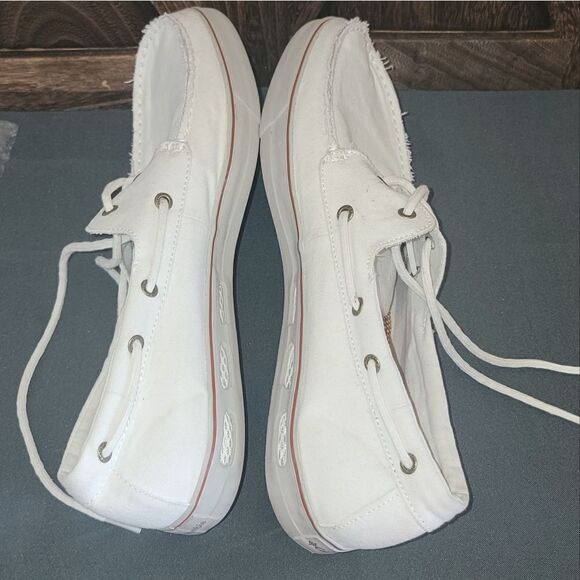Columbia Vulc N Vent Boater Topsider Lace Shoes Seaside White Men's Size 14 - Picture 11 of 13